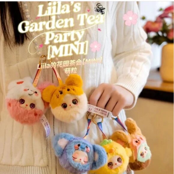 Full Case Sealed Liila's Garden Tea Party Mini Plush ( 12 ) Labubu - Picture 6 of 12